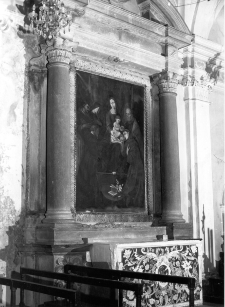 altare - ambito garfagnino (sec. XVII)