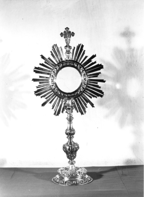 ostensorio - a raggiera di Vambrè Michelangelo (sec. XVII)