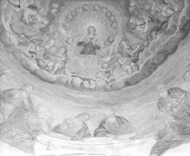 ASSUNZIONE DELLA MADONNA (dipinto) - ambito toscano (secc. XVI/ XVII)