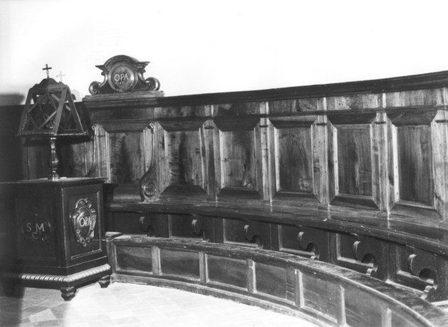 stalli del coro - bottega lucchese (sec. XIX)