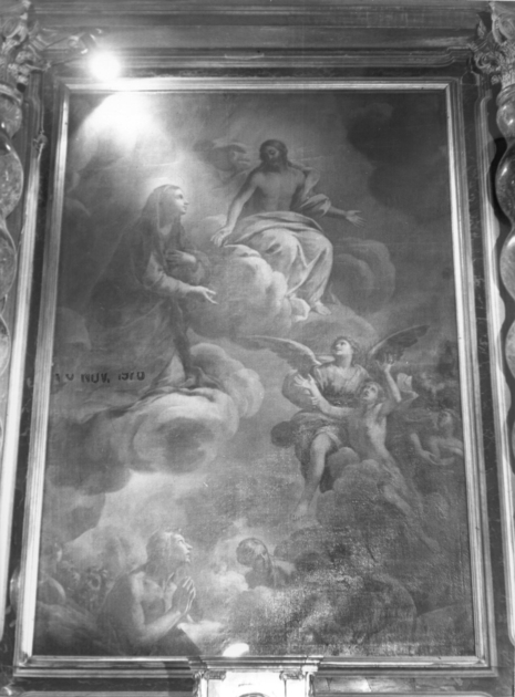 Madonna che intercede per le anime del purgatorio (dipinto) di Marracci Giovanni (attribuito) (seconda metà sec. XVII)