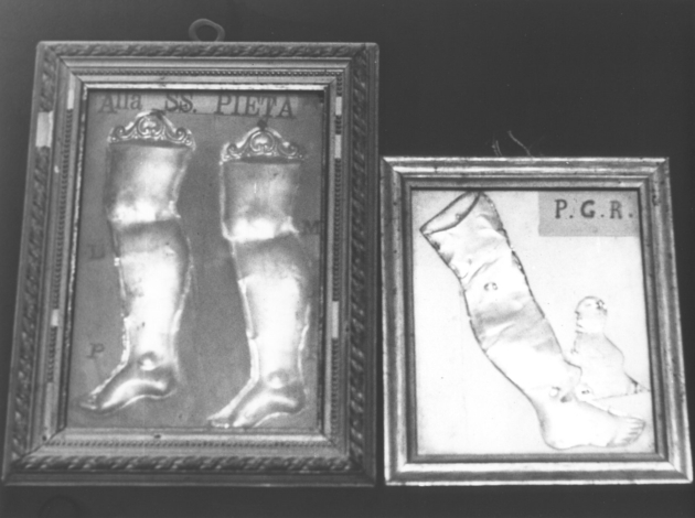 GAMBA (ex voto, serie) - bottega toscana (fine/inizio secc. XIX/ XX)