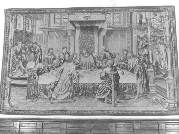 ultima cena (arazzo) di De Pannemaker Peter (attribuito) - manifattura fiamminga (sec. XVI)