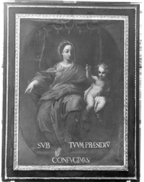 MADONNA CON BAMBINO (dipinto) di Marracci Giovanni (attribuito) (sec. XVII)