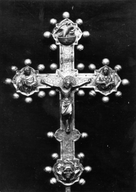 croce processionale - bottega lucchese (fine/inizio secc. XIV/ XV)