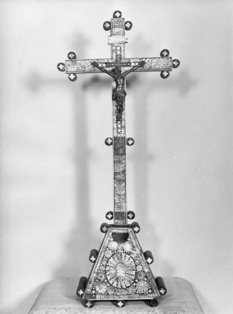 croce da tavolo - bottega italiana (seconda metà sec. XVIII)