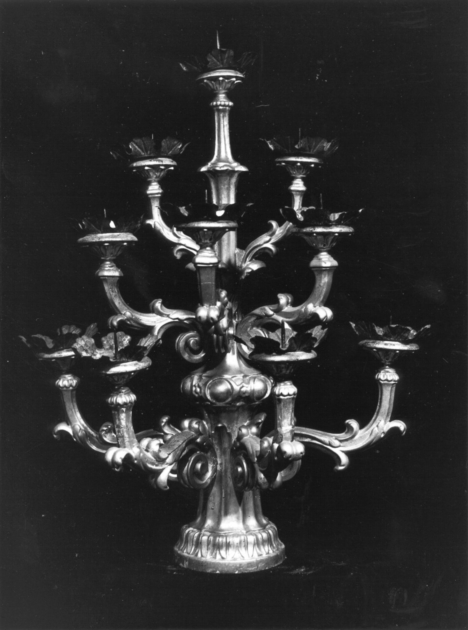 candeliere, serie - bottega toscana (sec. XIX)