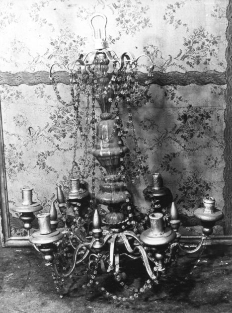 lampadario - a bracci, serie - bottega italiana (sec. XIX)