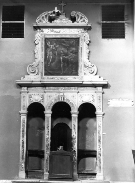 confessionale, serie - bottega toscana (sec. XVIII)