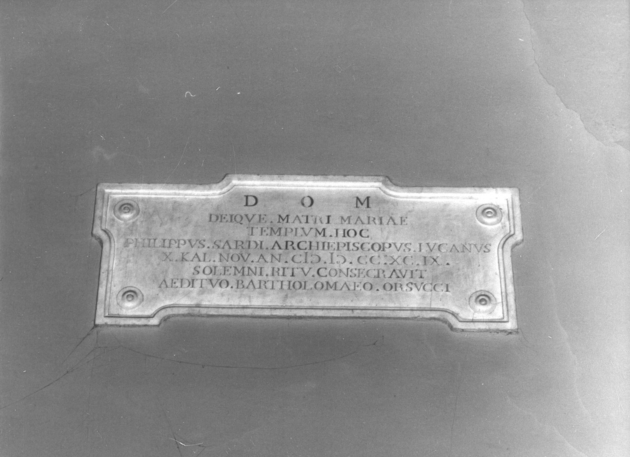 lapide - bottega toscana (sec. XVIII)