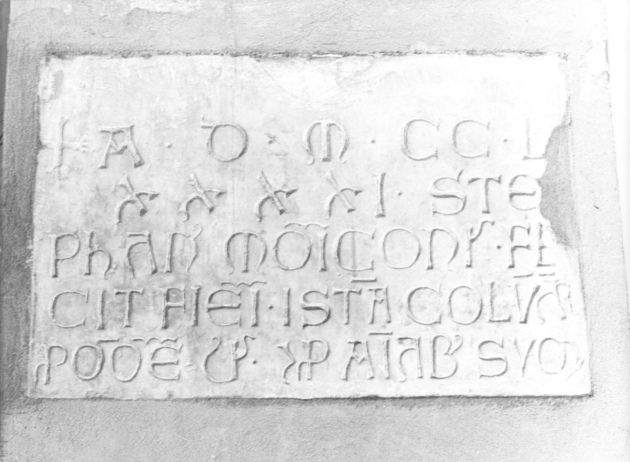 lapide - bottega toscana (sec. XIII)