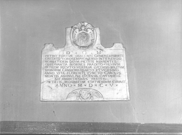 lapide - bottega toscana (sec. XVII)