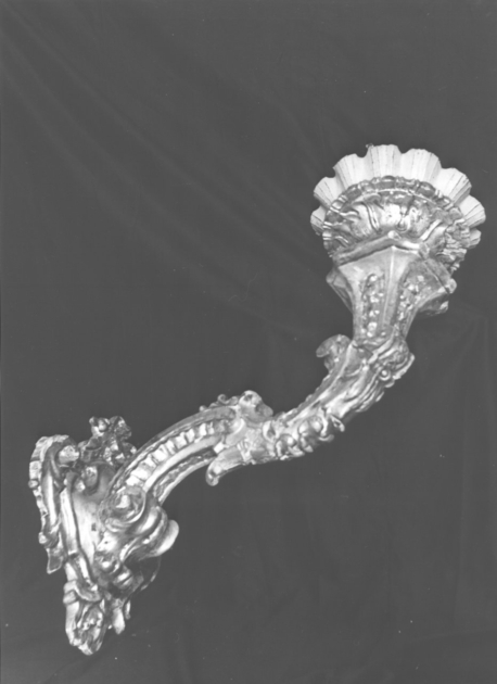 candeliere da parete, serie - bottega toscana (sec. XVIII)