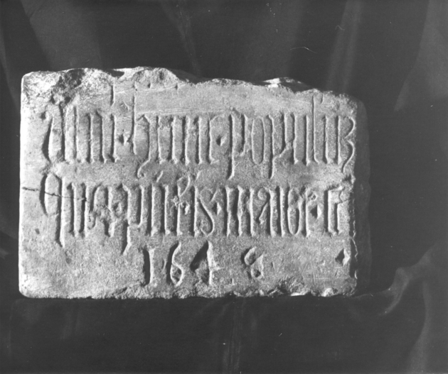 lapide - bottega toscana (sec. XVII)