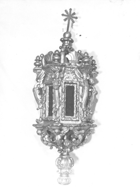 lanterna processionale, serie - bottega toscana (fine/inizio secc. XVIII/ XIX)