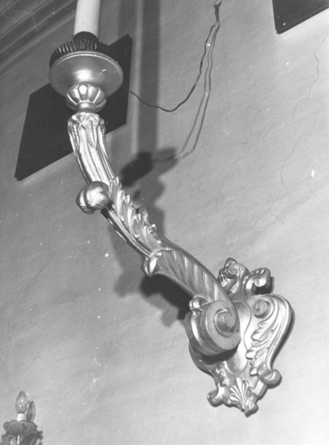 candeliere da parete, serie - bottega toscana (sec. XIX)