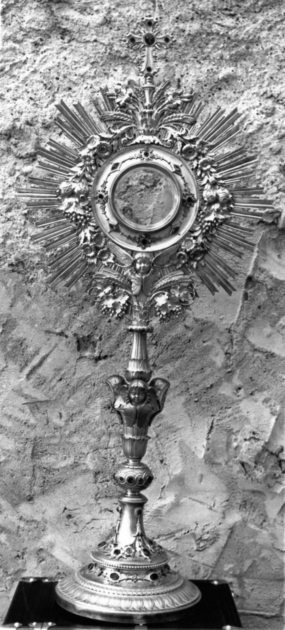 ostensorio - a raggiera di Tenucci Enrico (sec. XIX)