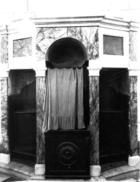confessionale, serie - bottega toscana (fine/inizio secc. XIX/ XX)