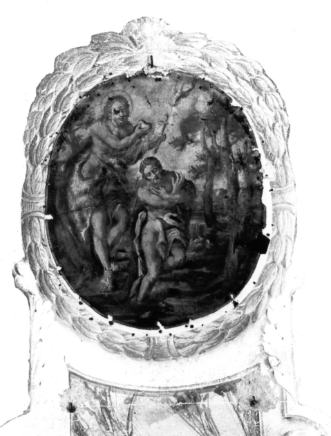 BATTESIMO DI CRISTO (dipinto) di Tommasi Guglielmo (attribuito) (sec. XIX)