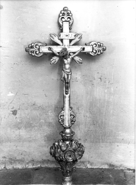 croce processionale di Cipriani Roberto (bottega), Cipriani Dionisio (bottega) (seconda metà sec. XIX)