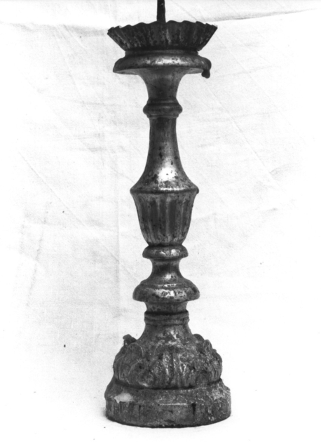 candeliere, serie - bottega versiliese (seconda metà sec. XIX)