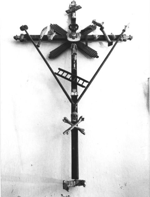 croce penitenziale - bottega versiliese (sec. XIX)