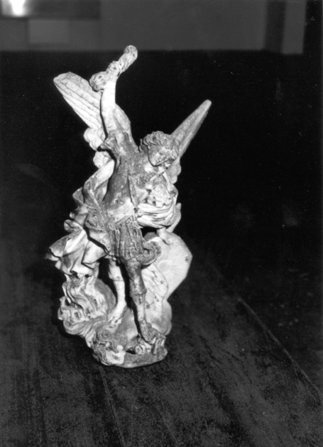 SAN MICHELE ARCANGELO (statuetta) - bottega toscana (sec. XVIII)