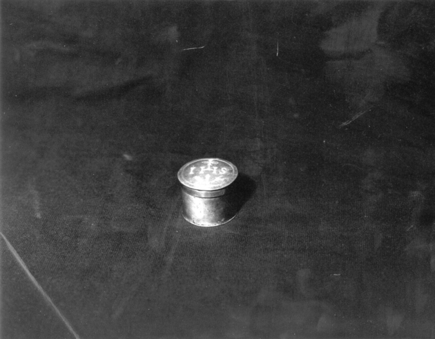 scatola per ostie - bottega toscana (sec. XIX)