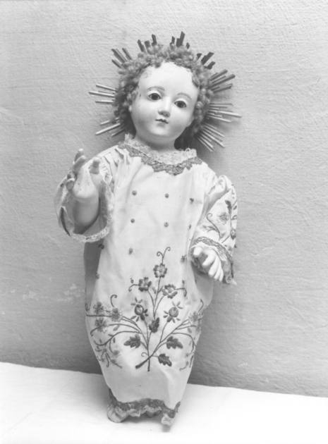 Gesù Bambino (statuetta devozionale) - bottega italiana (sec. XIX)