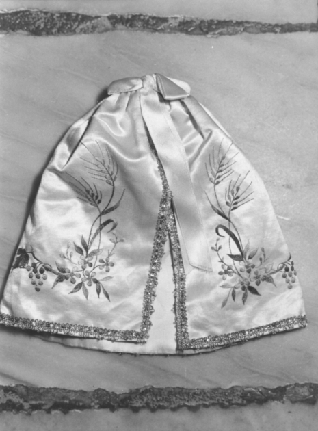 conopeo di pisside - manifattura italiana (inizio sec. XX)