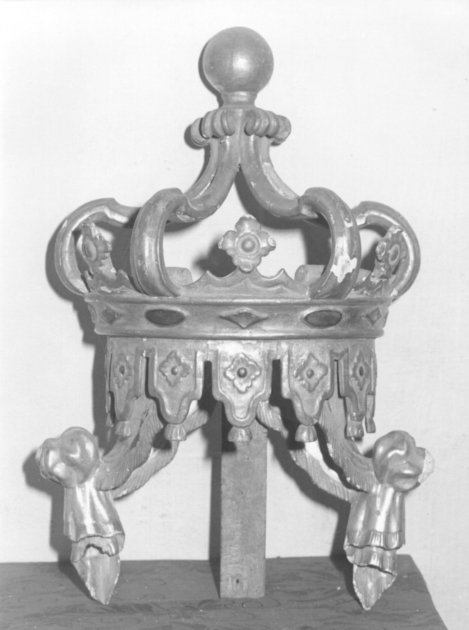 corona di tronetto per esposizione eucaristica - bottega versiliese (sec. XIX)
