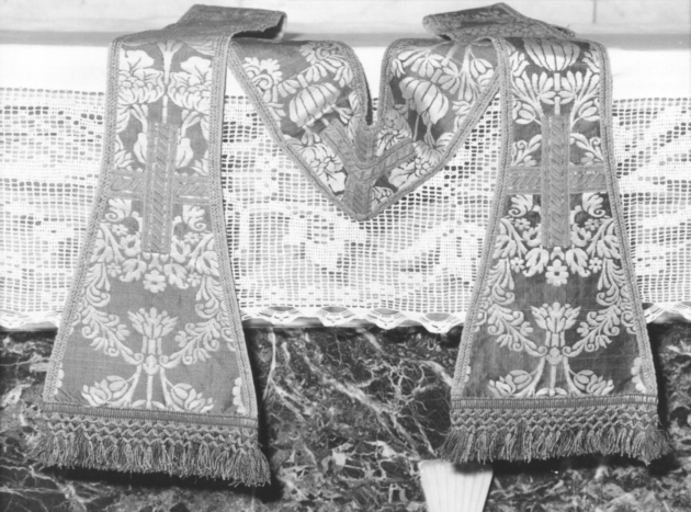 stola - manifattura italiana (fine/inizio secc. XVIII/ XIX)