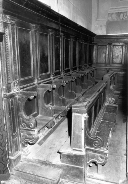 stalli del coro - bottega versiliese (sec. XVIII)