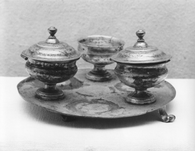 vasetti per oli santi - bottega lucchese (sec. XIX)