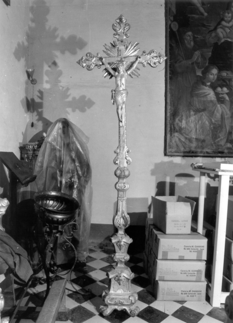 croce d'altare - bottega toscana (fine/inizio secc. XVIII/ XIX)