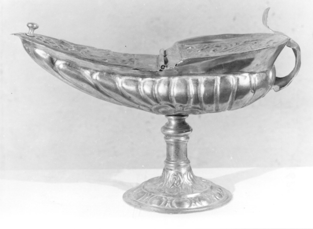 navicella portaincenso - bottega lucchese (metà sec. XVIII)