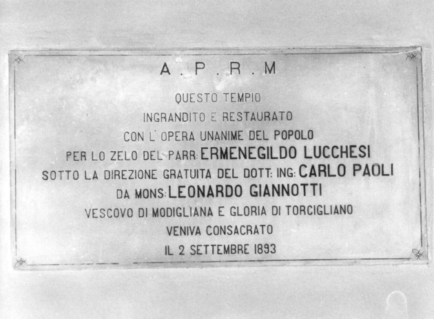 lapide - bottega lucchese (sec. XIX)