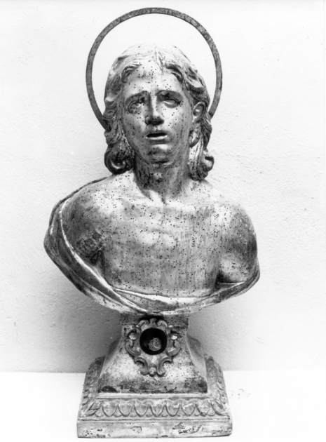 SAN SEBASTIANO (reliquiario - a busto) - bottega lucchese (inizio sec. XIX)