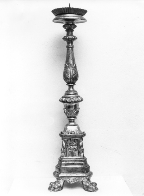 candeliere, serie - bottega lucchese (metà sec. XVIII)