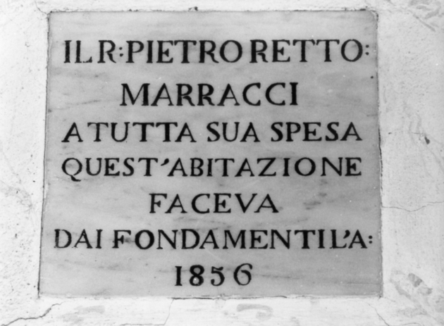 lapide documentaria - bottega lucchese (sec. XIX)