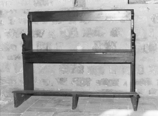 panca - bottega lucchese (metà sec. XIX)