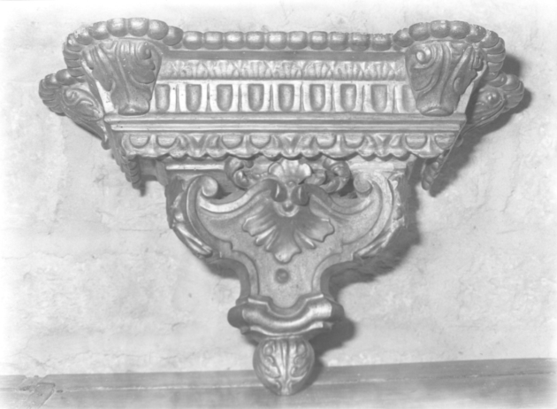 mensola - bottega lucchese (metà sec. XIX)