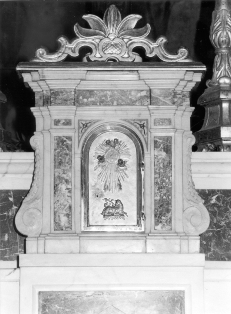 tabernacolo - bottega toscana (fine/inizio secc. XVIII/ XIX)