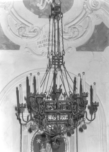 lampada pensile, serie - bottega toscana (inizio sec. XX)