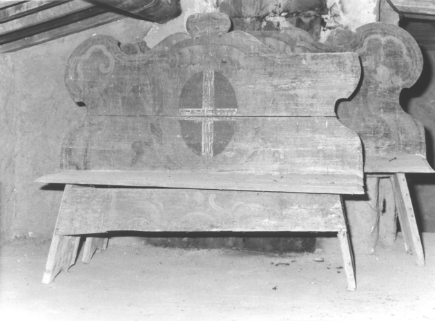 panca, serie - bottega lucchese (metà sec. XVIII)