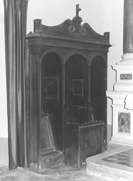 confessionale - bottega lucchese (fine sec. XIX)