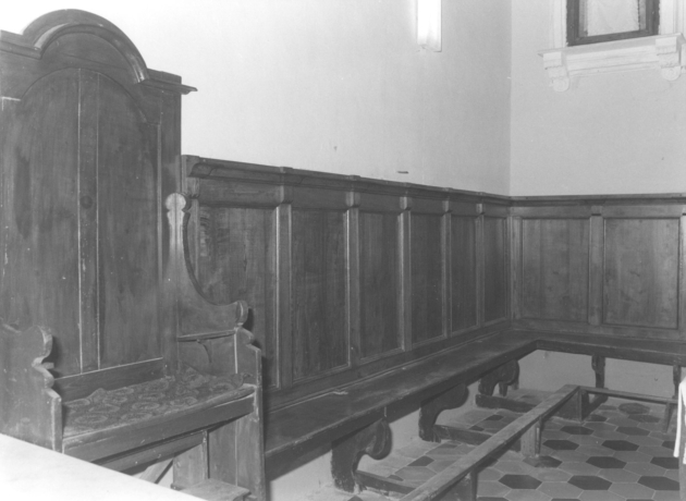 stalli del coro - bottega lucchese (fine sec. XIX)