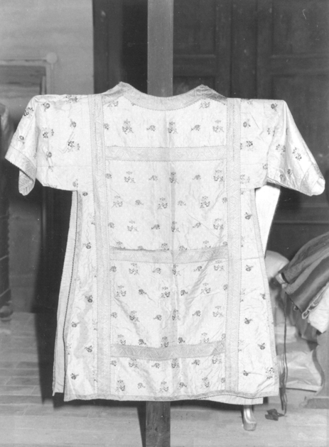 tunicella - manifattura italiana (inizio sec. XIX)