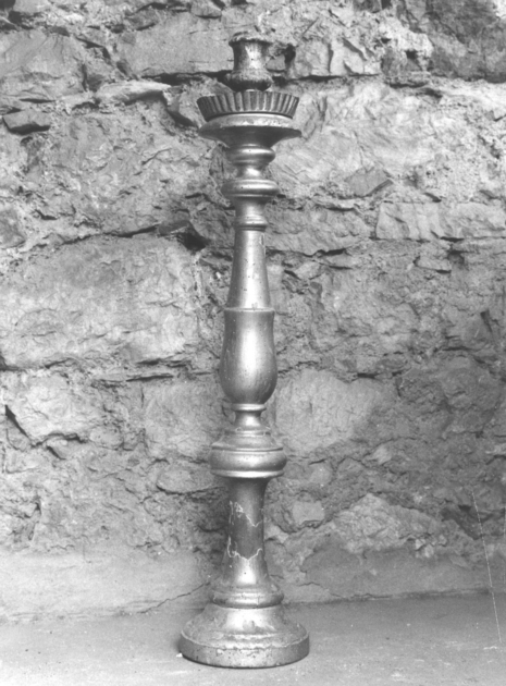 candeliere, serie - bottega lucchese (metà sec. XIX)