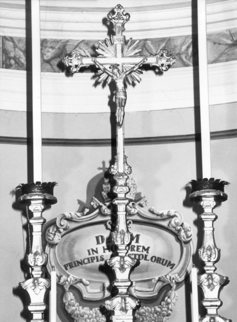 croce d'altare - bottega italiana (sec. XIX)